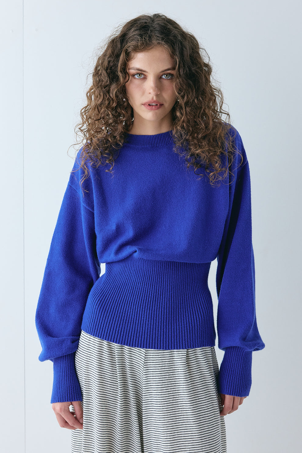 Vali Knit Jumper Cobalt - size:Lillian:size:S