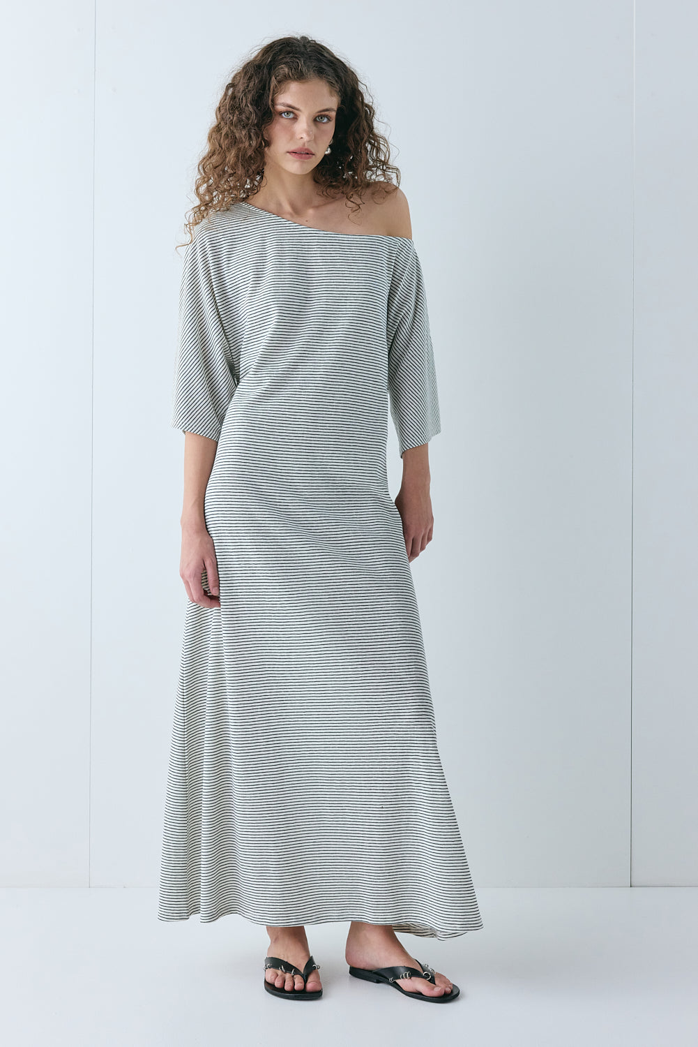 Amalie Maxi Dress Stripe - size:Lillian:AU 6 / US 2