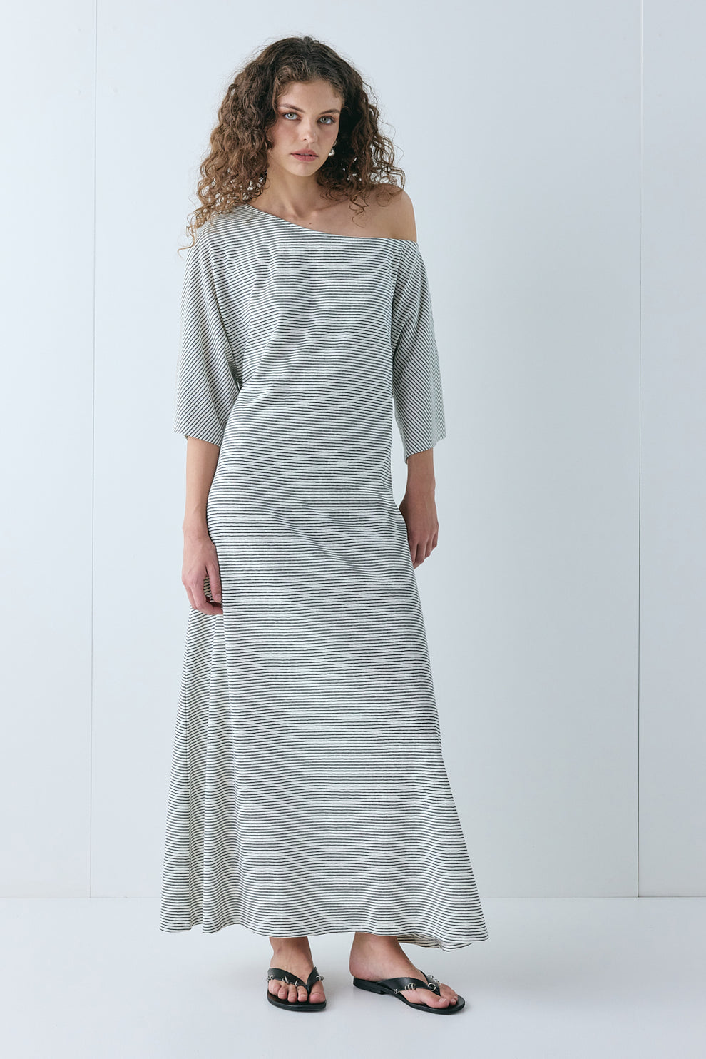 Amalie Maxi Dress Stripe - size:Lillian:AU 6 / US 2