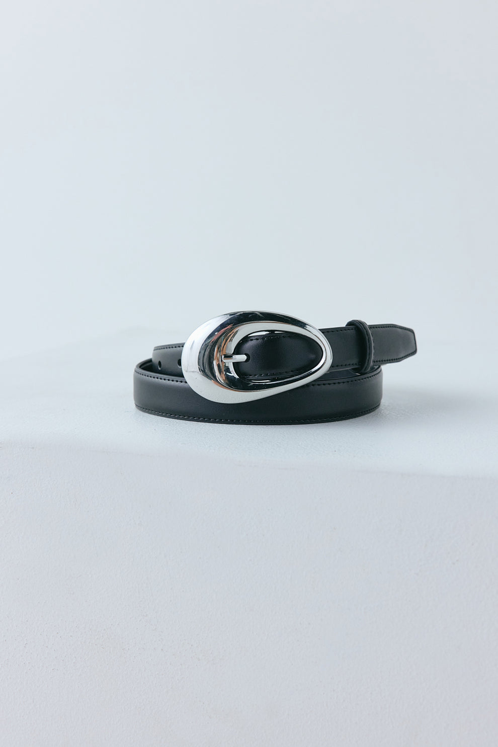 Alina Leather Belt Black