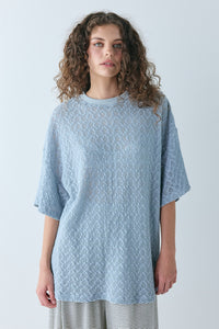 Willow Lace Tee Powder