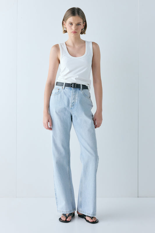 Franca Denim Jeans Washed Blue