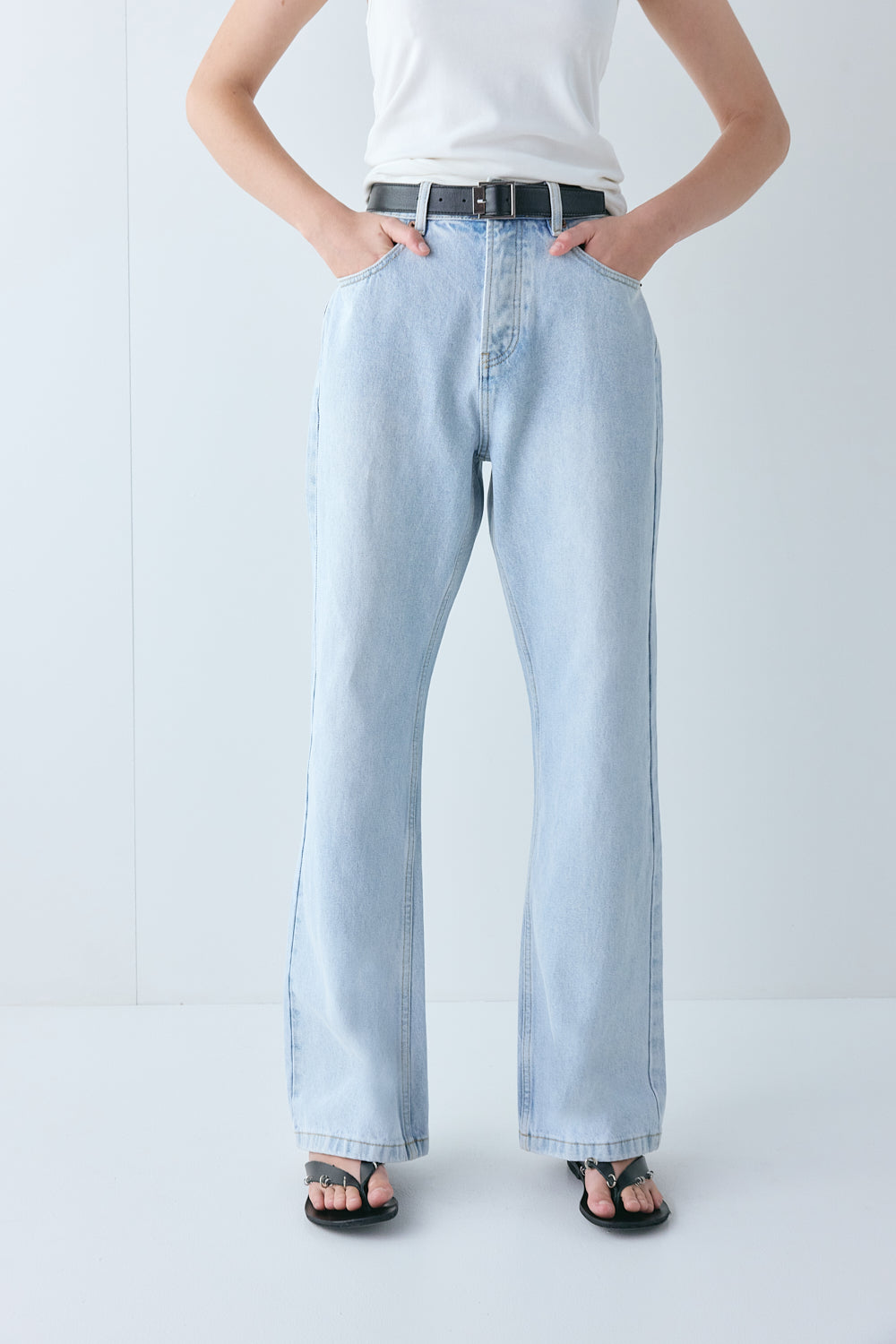 Franca Denim Jeans Washed Blue