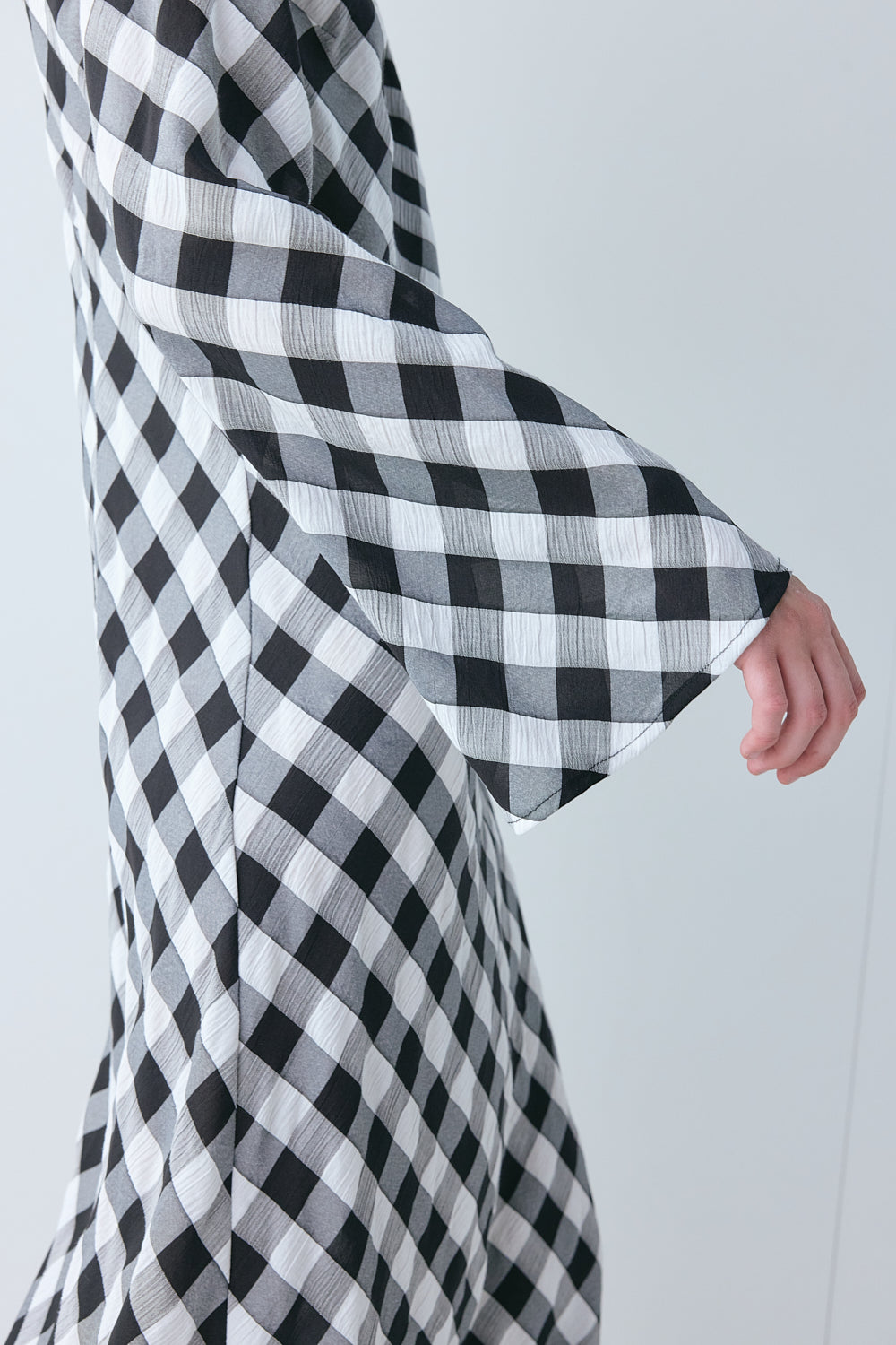 Jean Maxi Dress Black Check