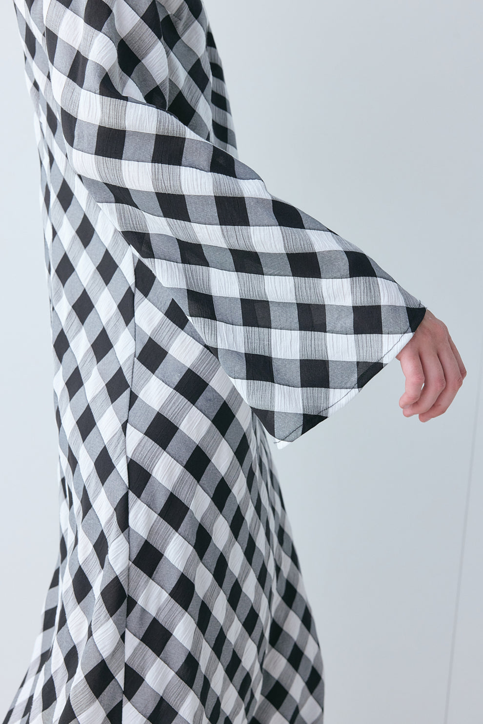 Jean Maxi Dress Black Check
