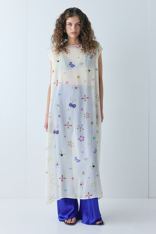 Solaire Sheer Maxi Dress Pia - size:Carol:AU 6 / US 2