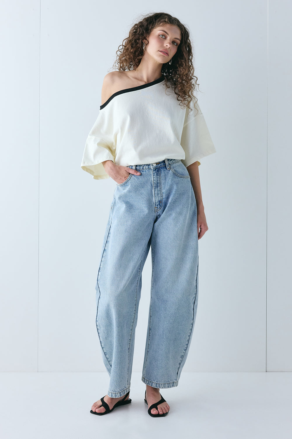 Spring Blake Tee Blake Tee Cream – VRG GRL