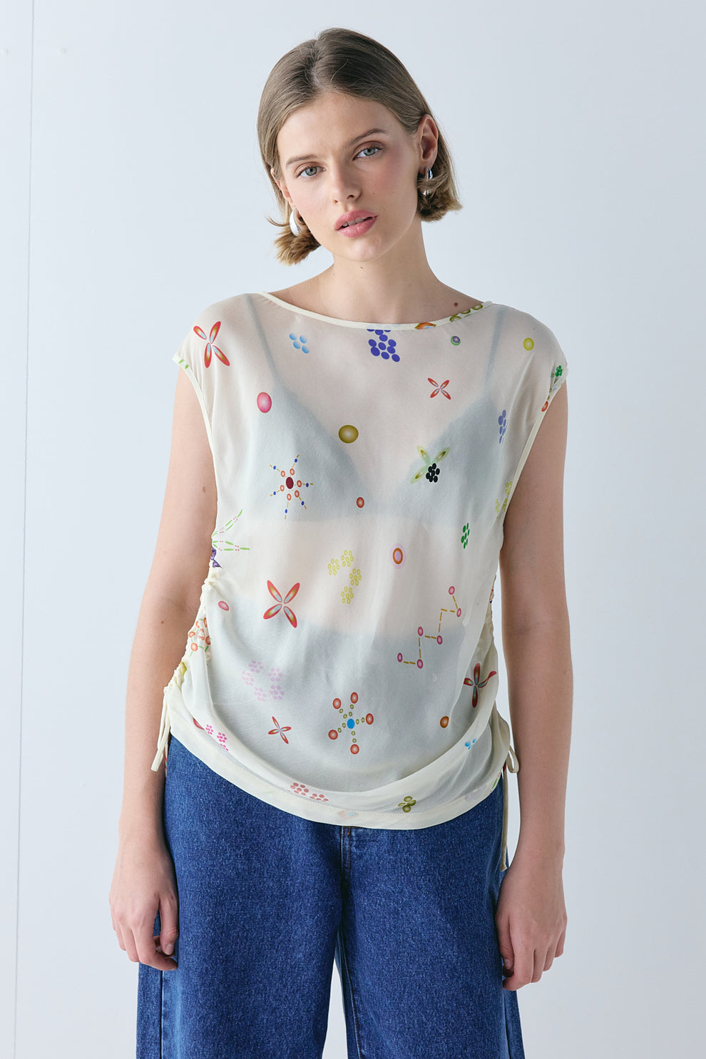 Lyla Sheer Top Pia - size:Aria:AU 6 / US 2