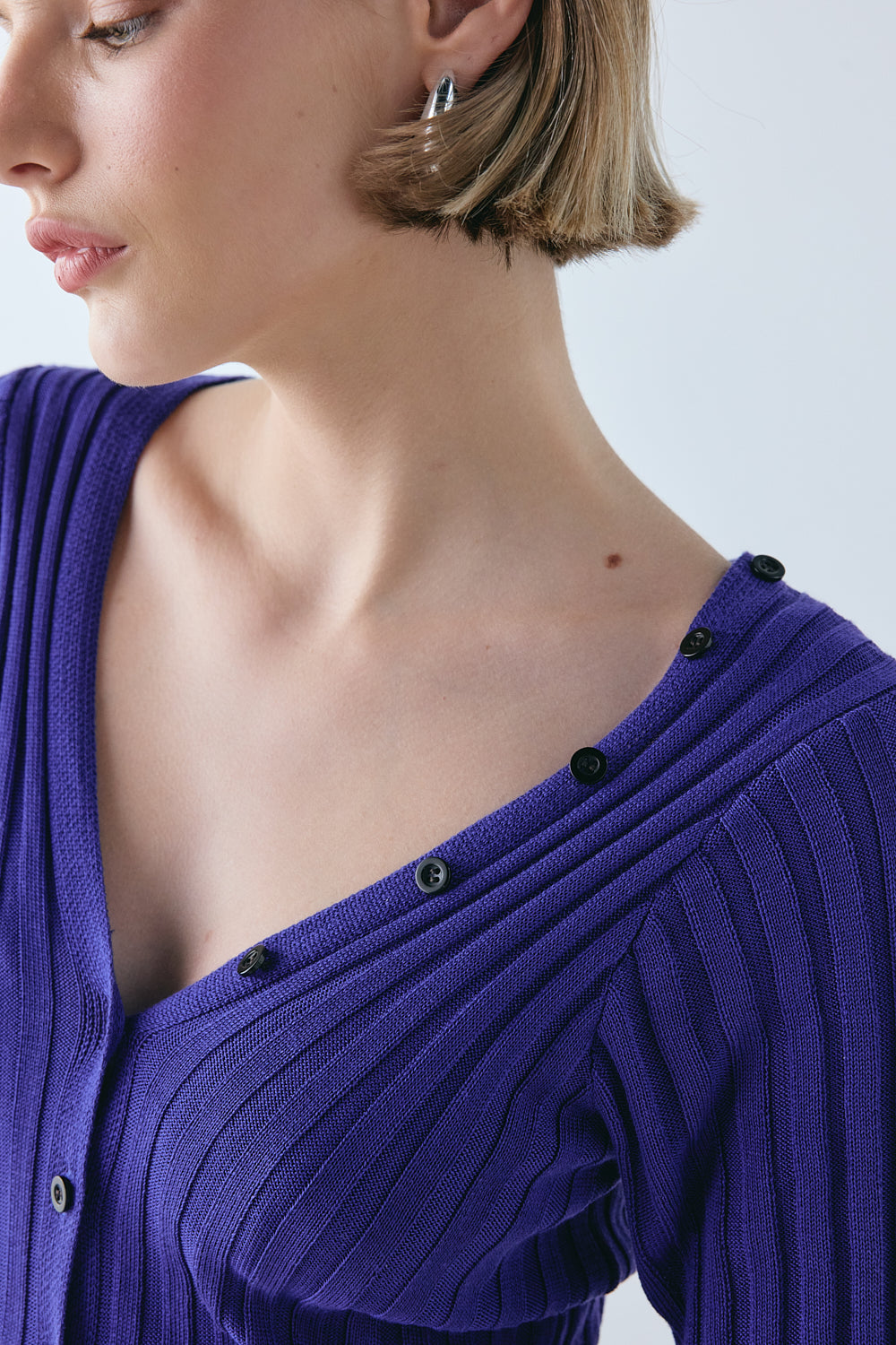 Elisa Knit Top Purple