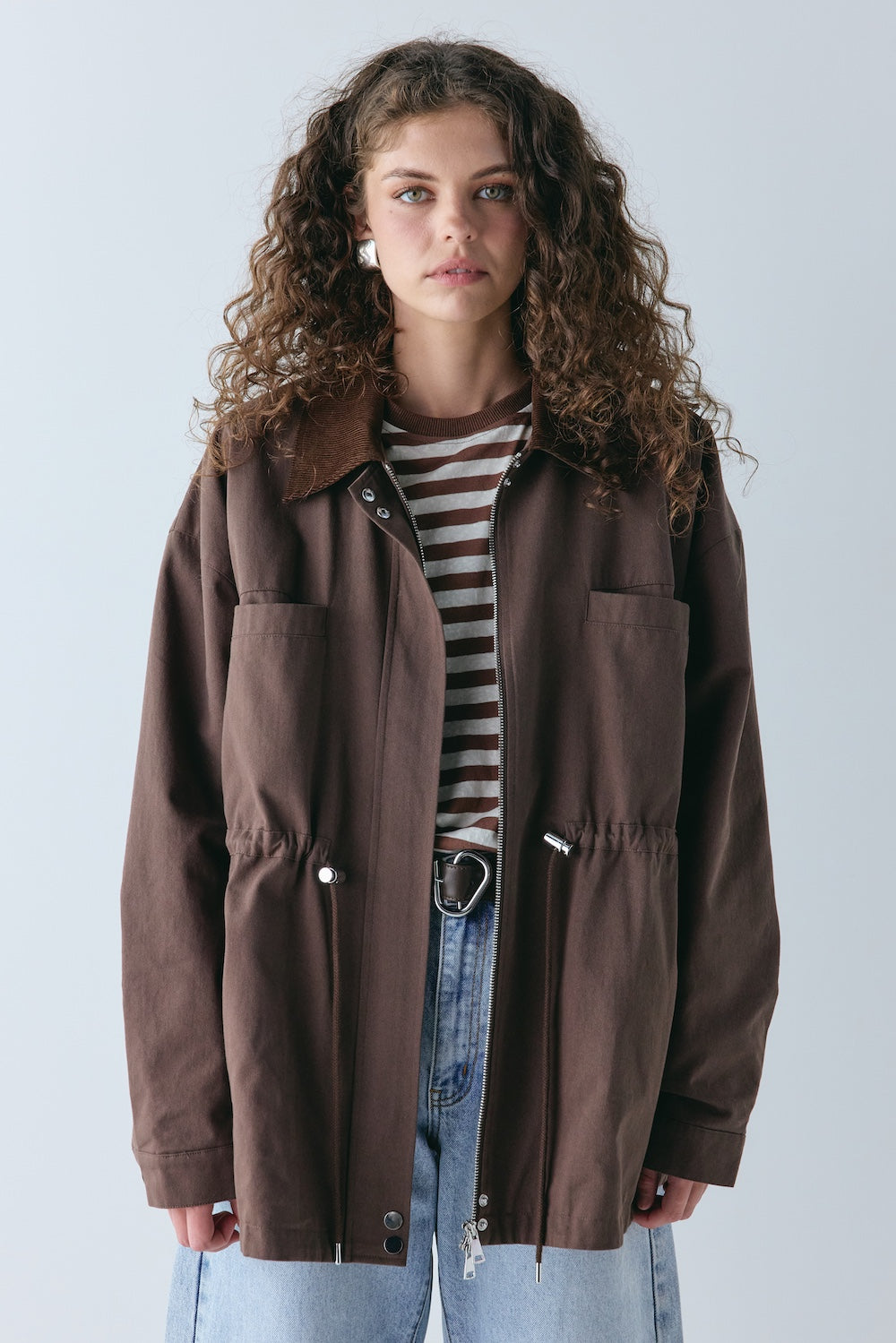 Kennedy Jacket Chocolate – VRG GRL