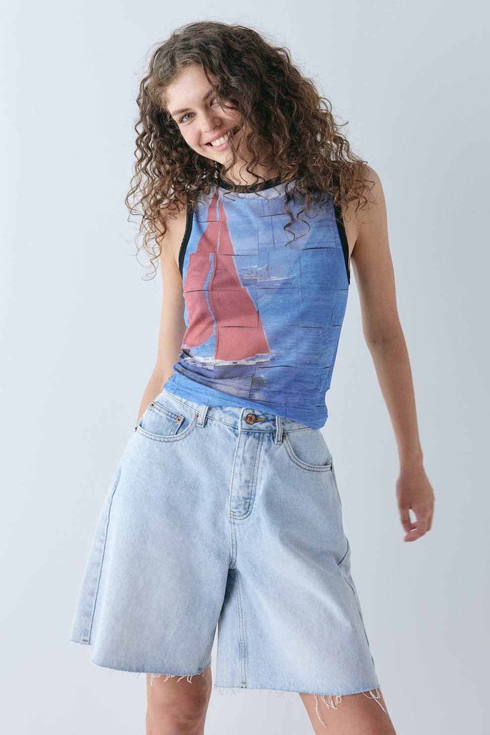 Alexia Mesh Top Sail