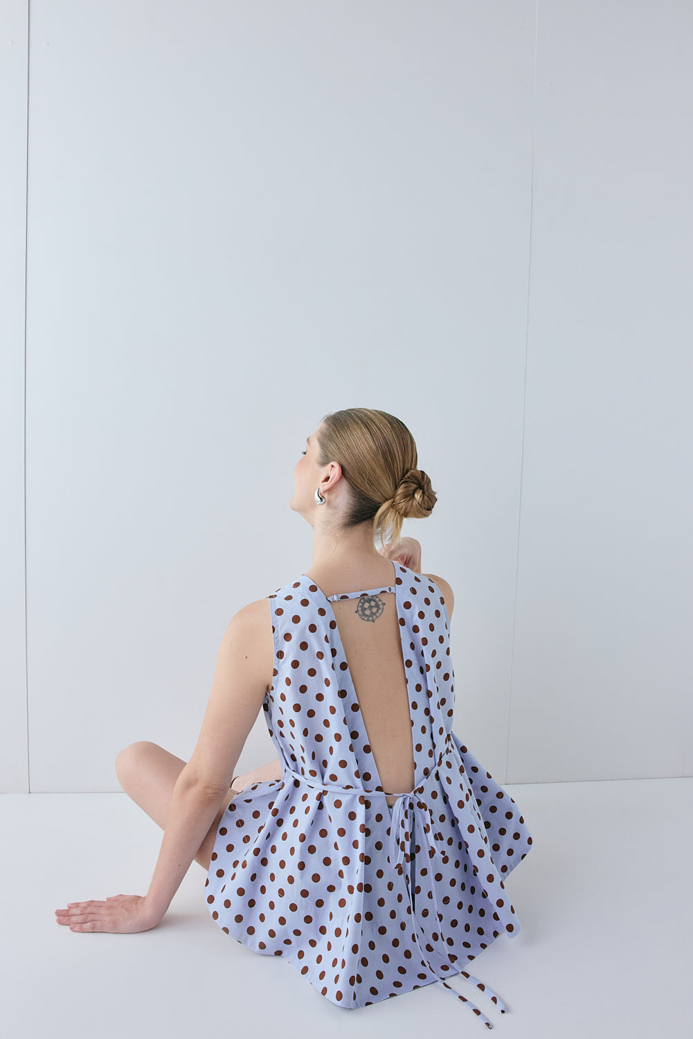 Freja Tunic Top Polka Dot