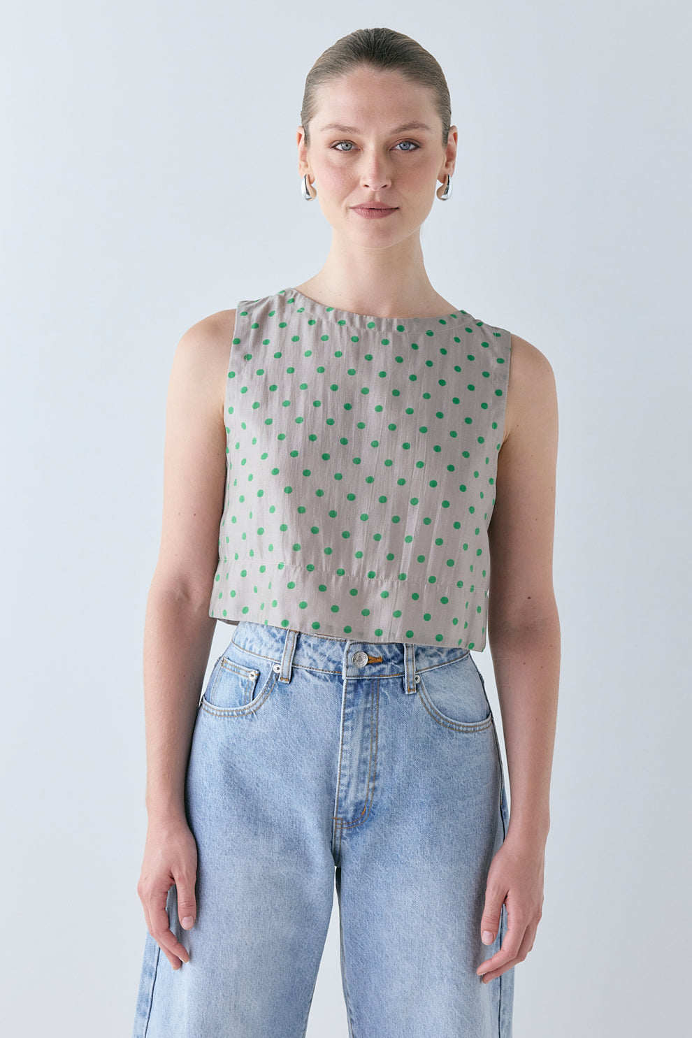 Clem Top Polka Dot