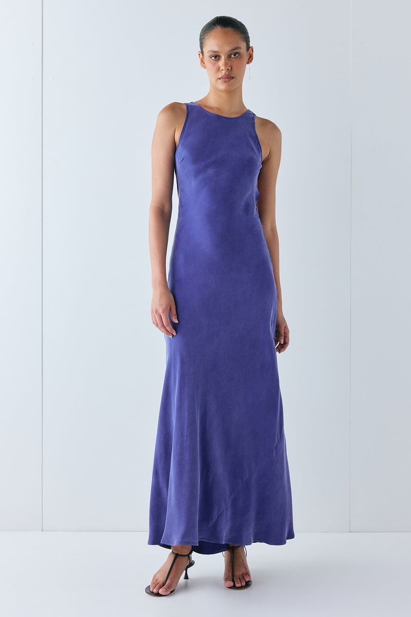 Audrey Maxi Dress Blue - size:Em:AU 6 / US 2