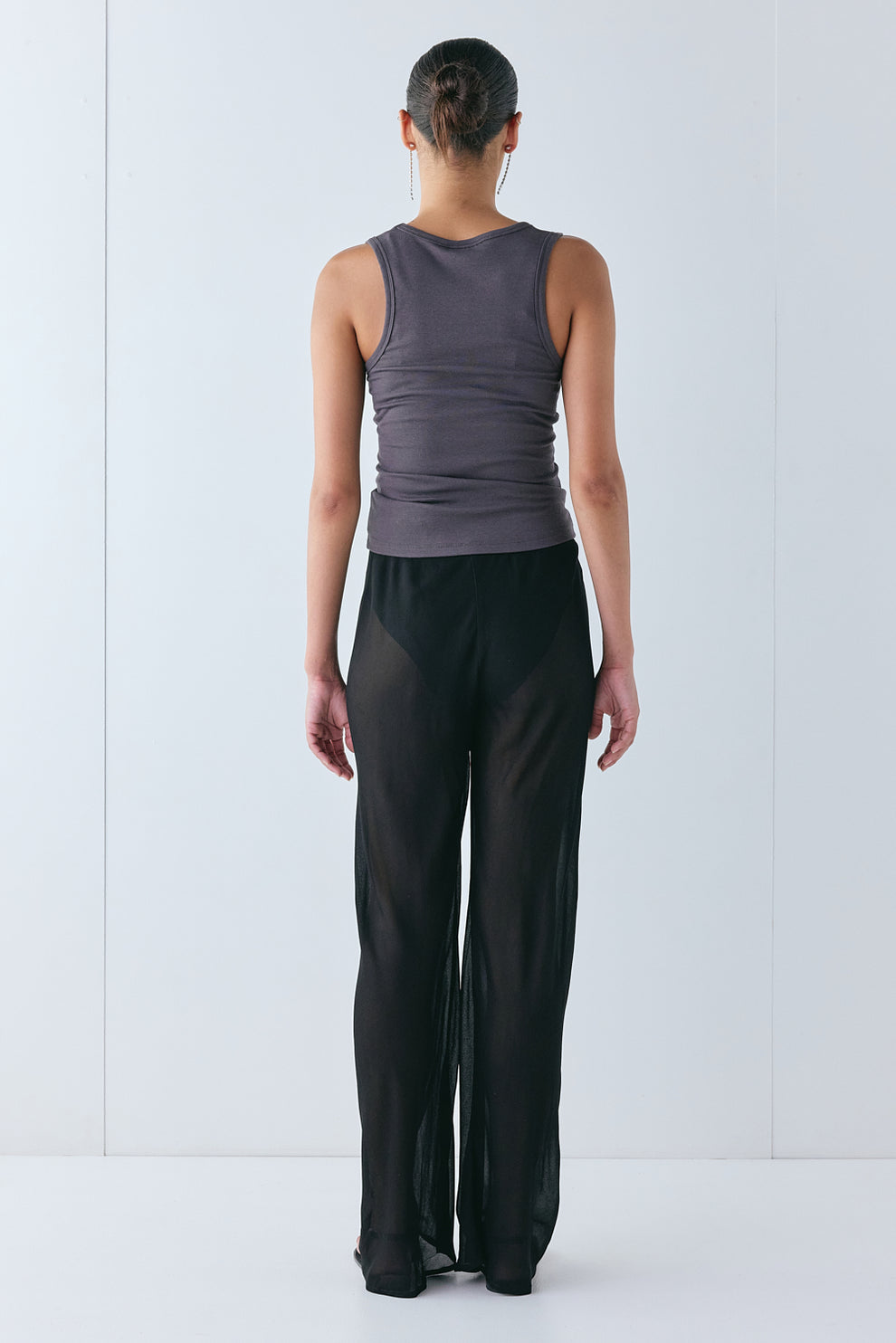 Remi Sheer Pants Black 