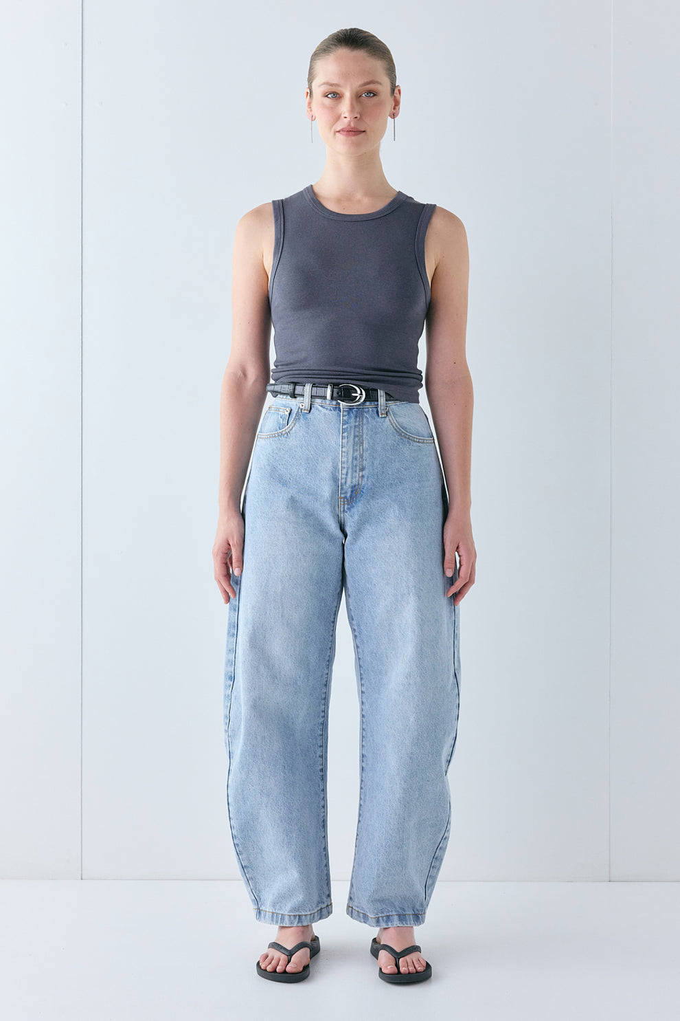 Mona Tank Charcoal 