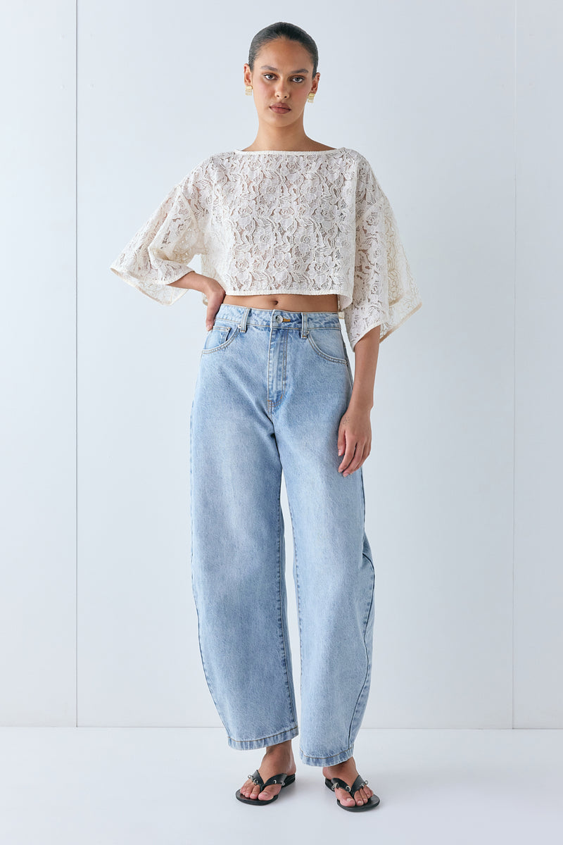 Alix Lace Top Cream