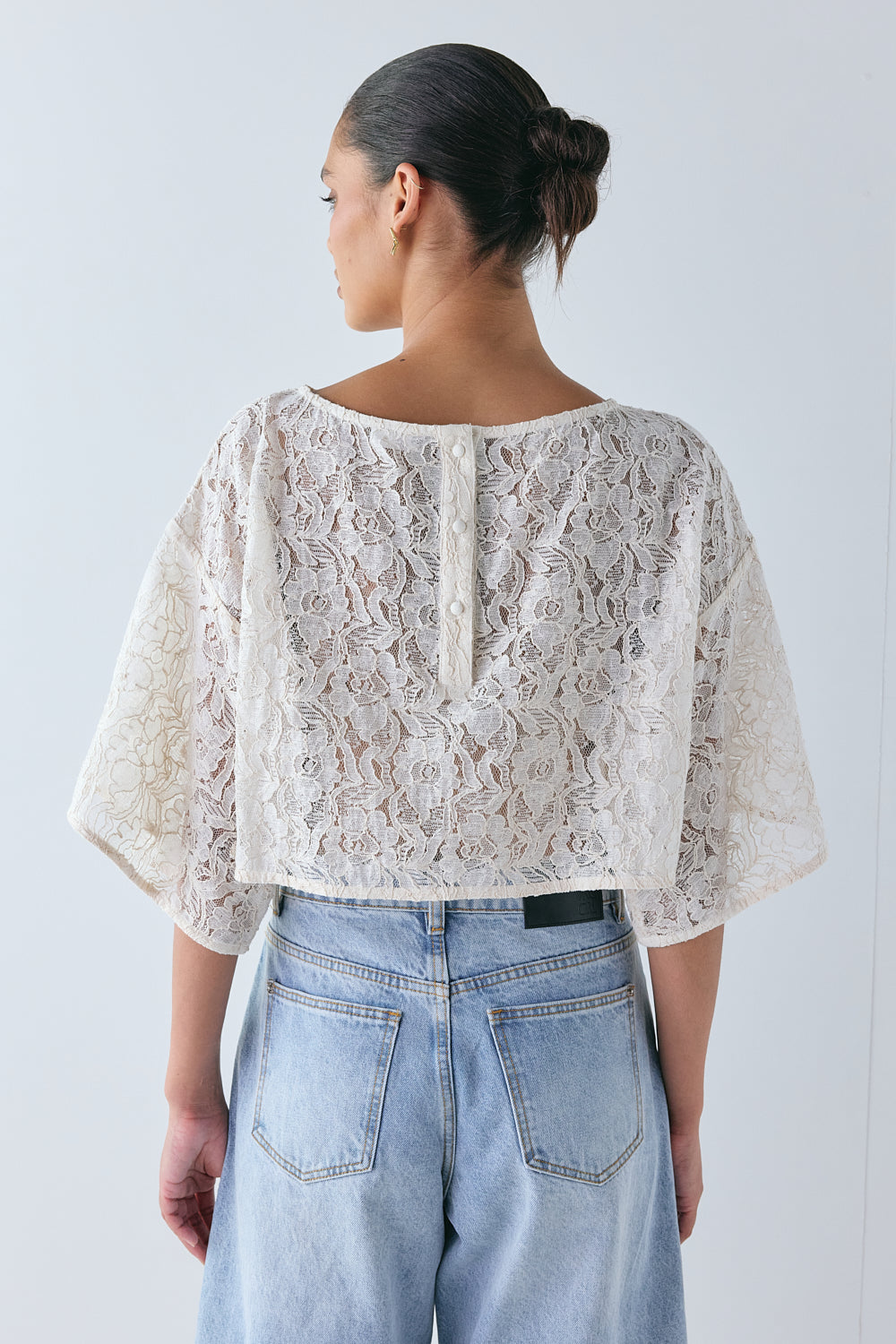 Alix Lace Top Cream