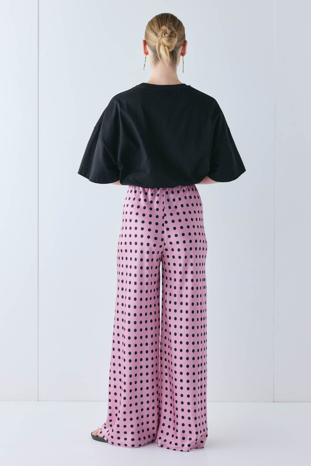 Remi Satin Pants Polka Dot