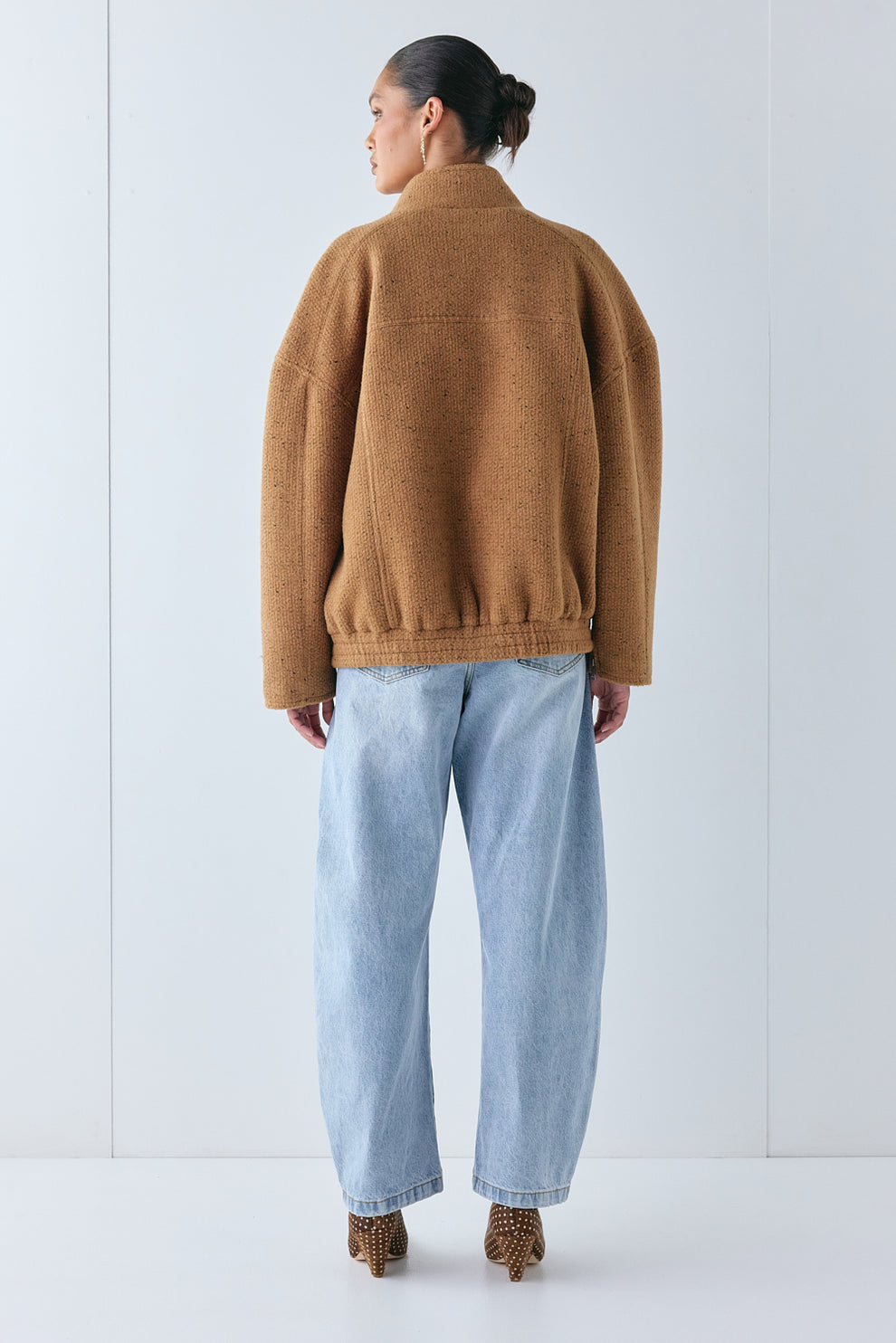 Lennon Bomber Jacket Tan