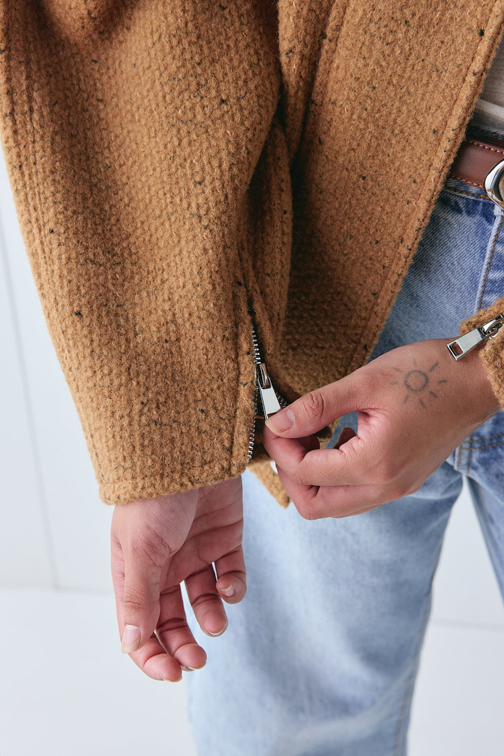 Lennon Bomber Jacket Tan