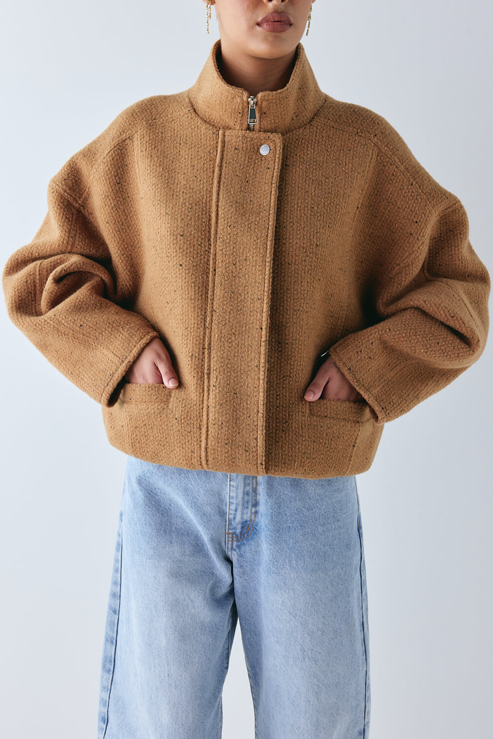 Lennon Bomber Jacket Tan