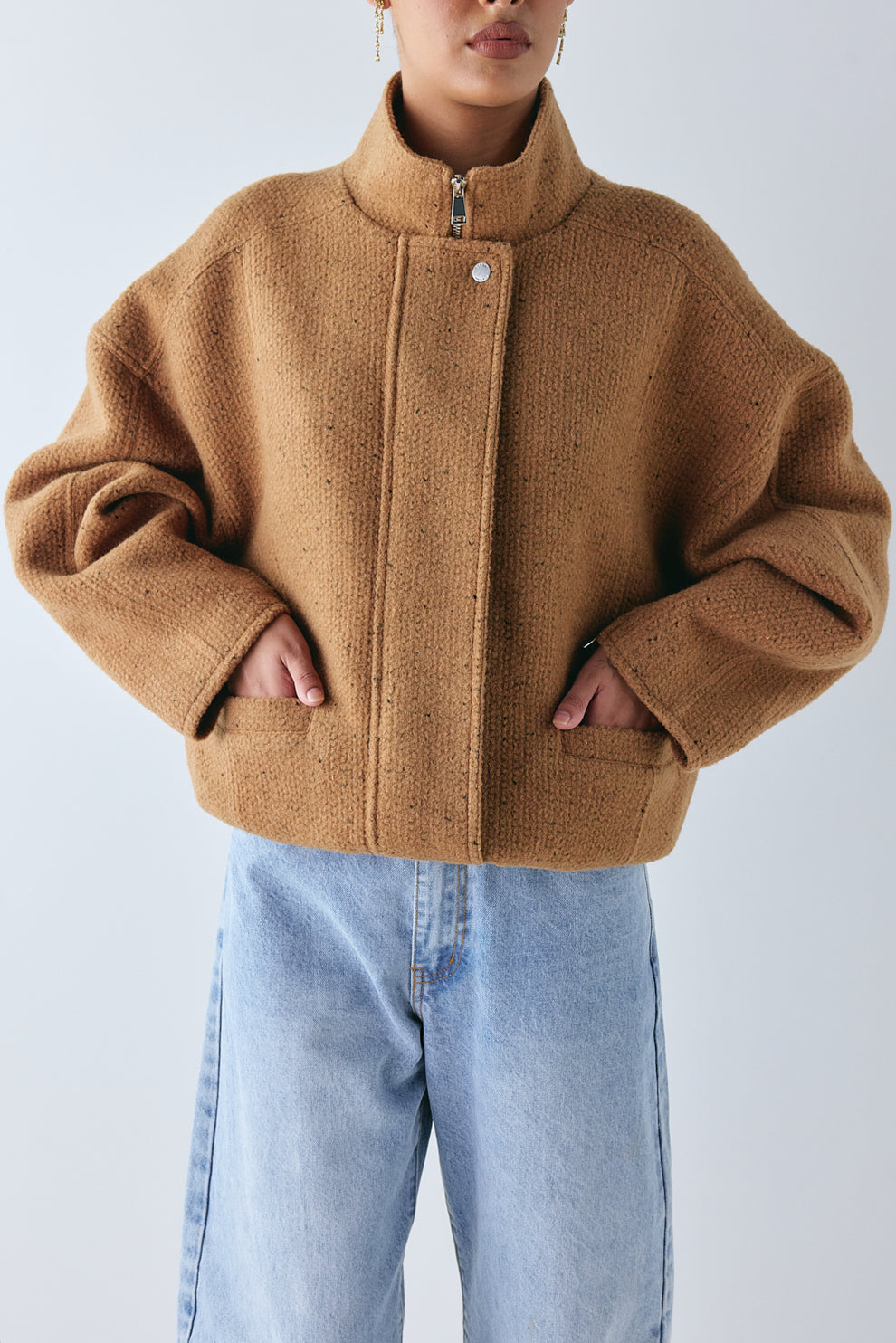 Lennon Bomber Jacket Tan