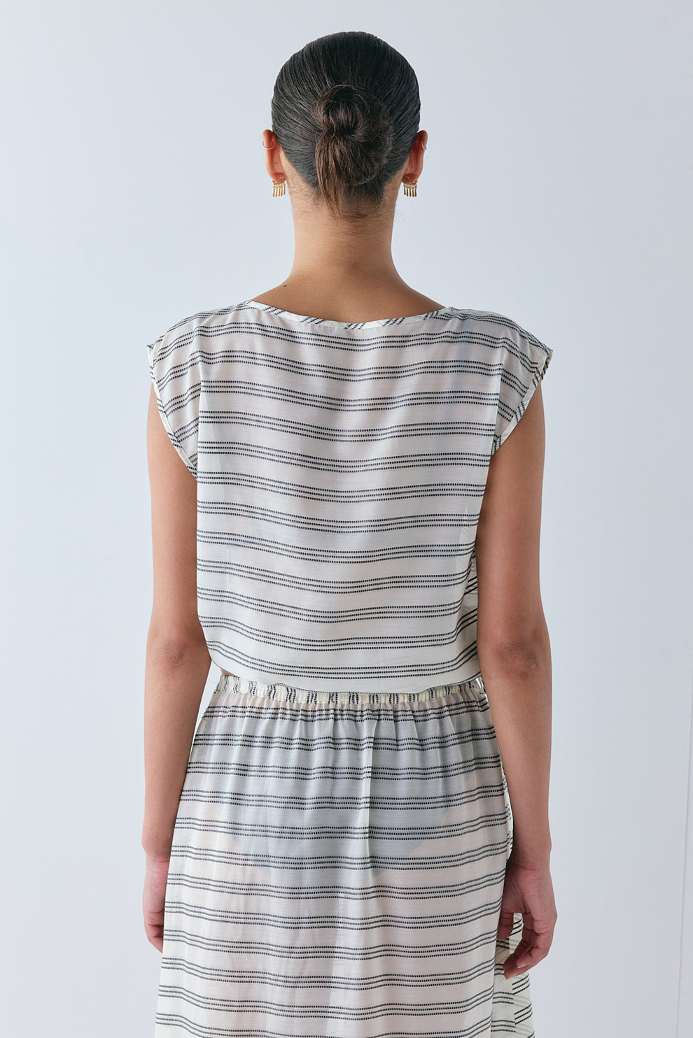 Nicola Sheer Top Stripe 