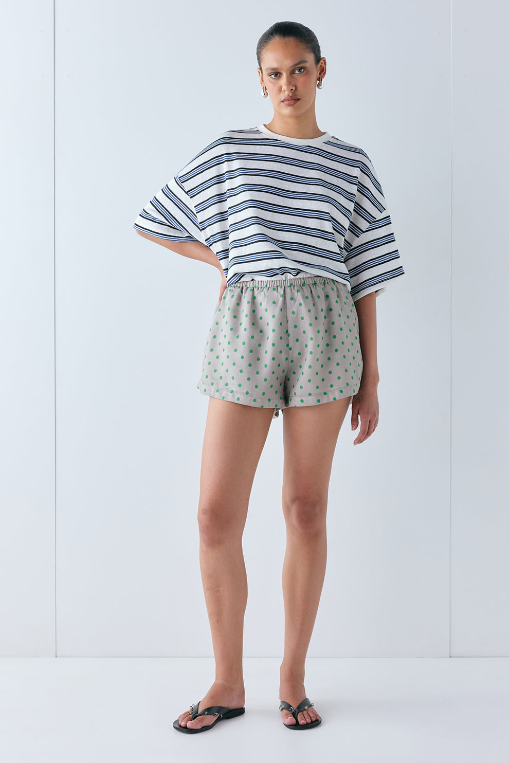 Juno Shorts Polka Dot - size:Em:AU 6 / US 2