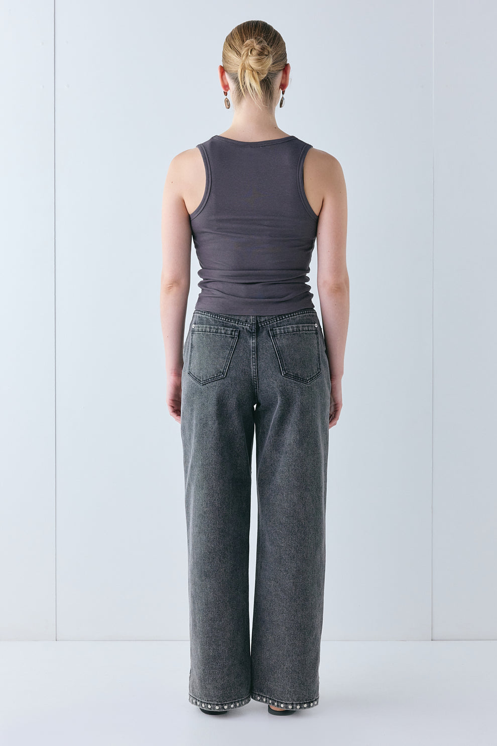 Pia Denim Jeans Washed Grey