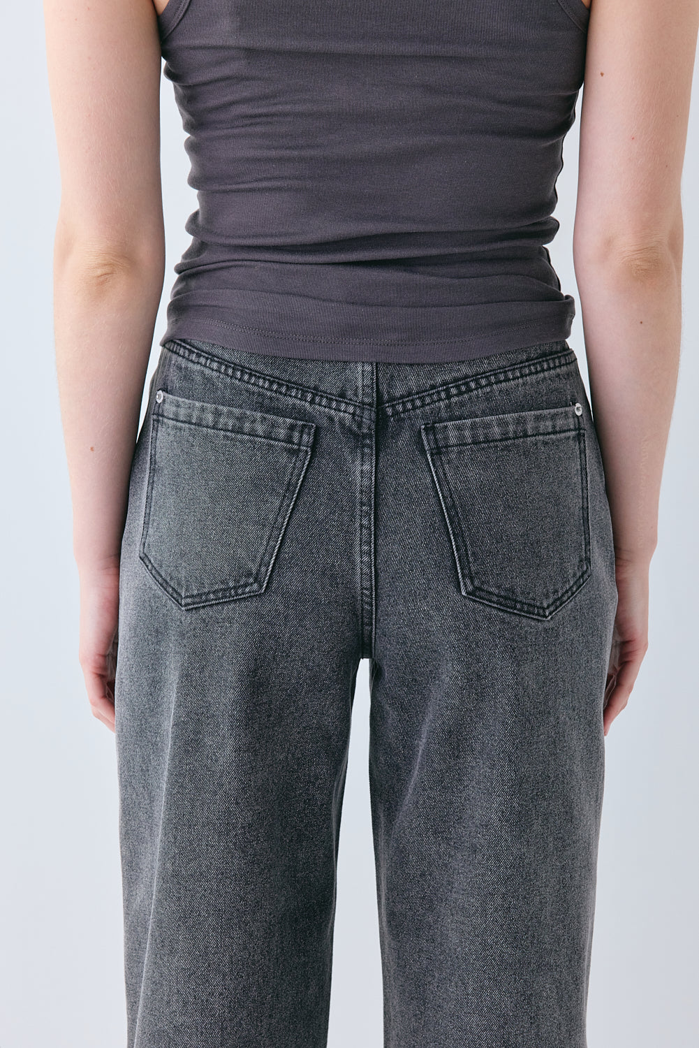 Pia Denim Jeans Washed Grey