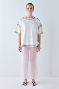 Devyn Sheer Midi Skirt Powder Pink