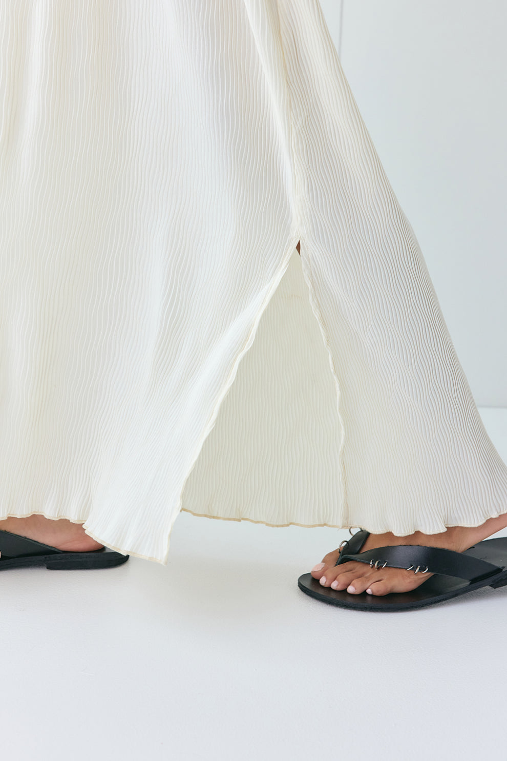 Leona Midi Dress Cream