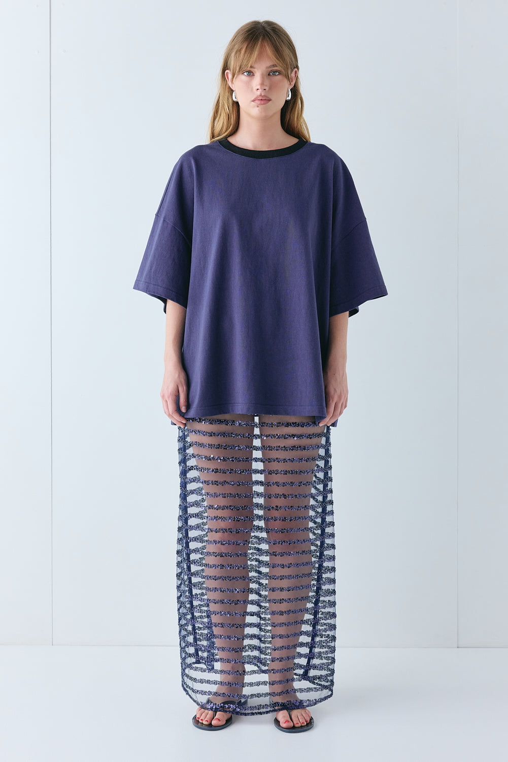Willow Tee Navy - size:Liv:AU 6 / US 2