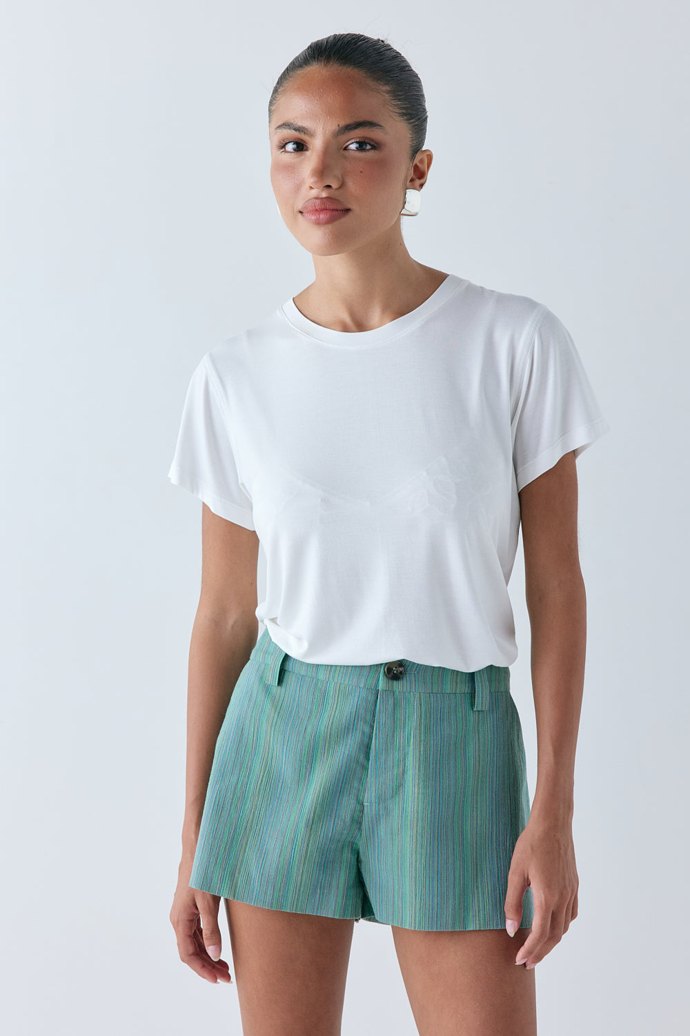 Salome Shorts Green Stripe - size:Keilani:AU 4 / US 0