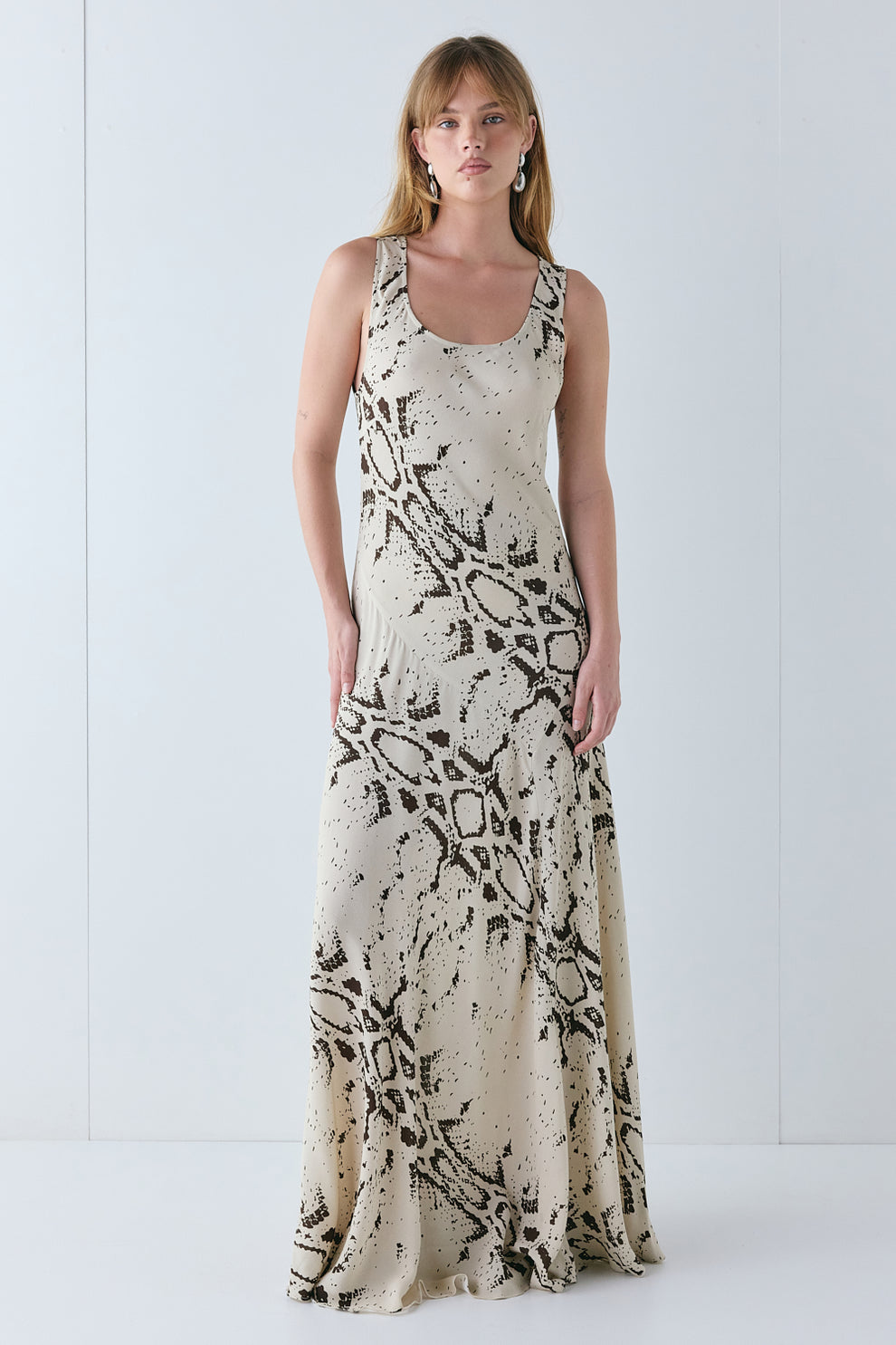 Alora Maxi Dress Snake - size:Liv:AU 6 / US 2