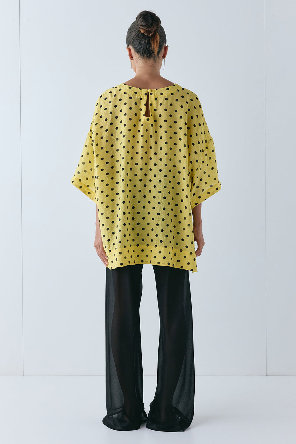 Esther Top Yellow Polka Dot 