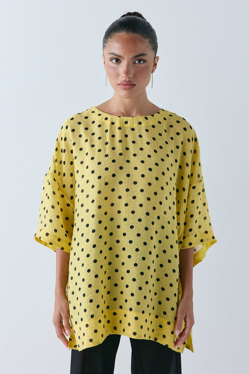 Esther Top Yellow Polka Dot - size:Keilani :AU 4 / US 0

