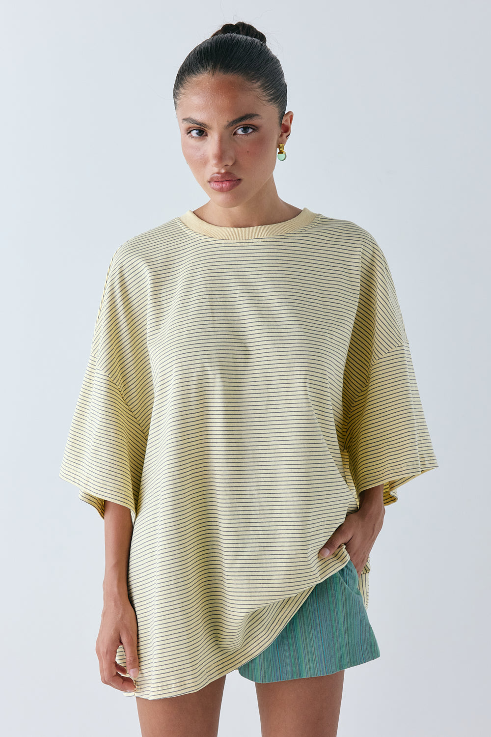 Willow Tee Butter Stripe - size:Keilani:AU 4 / US 0