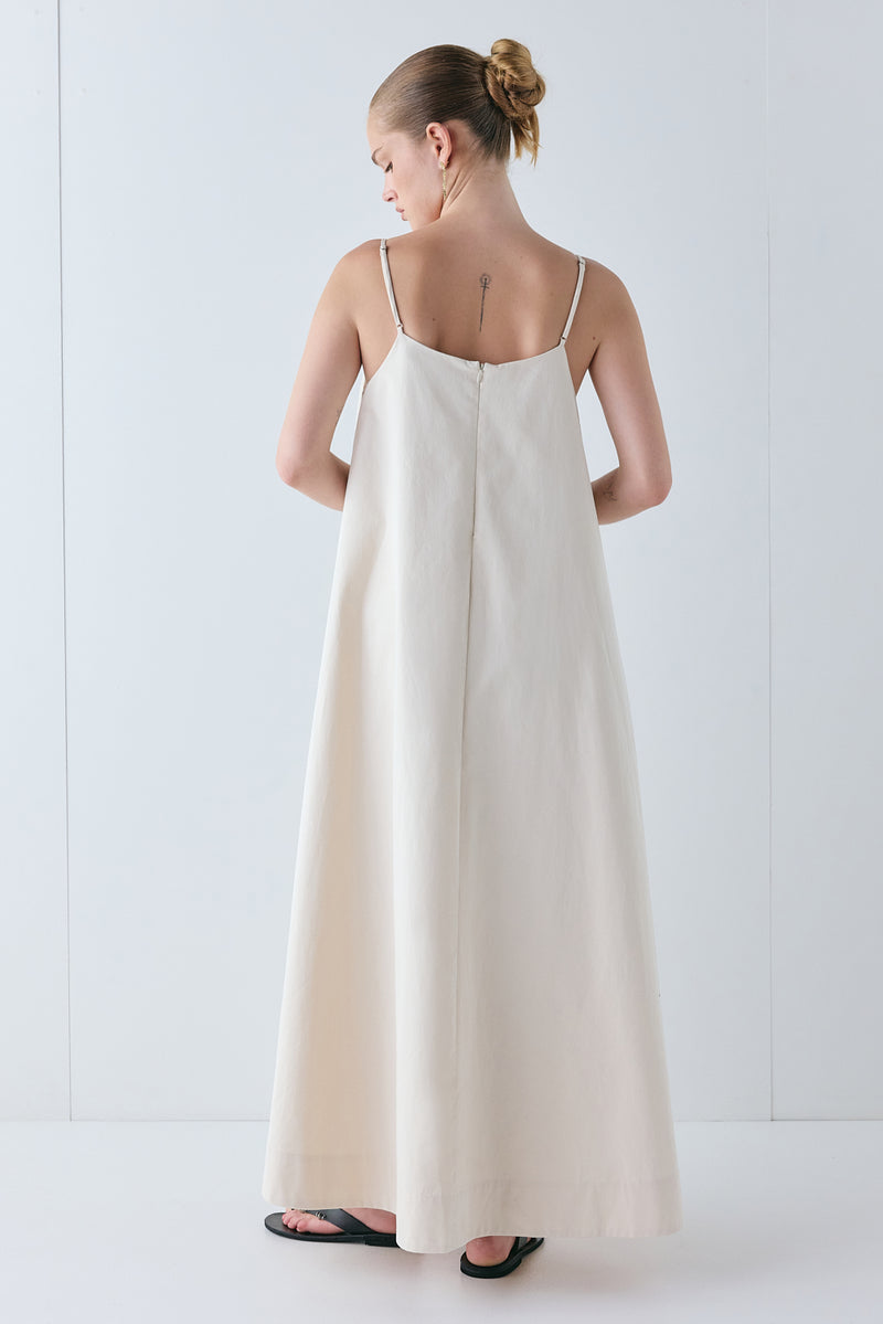 Holly Maxi Dress Cream