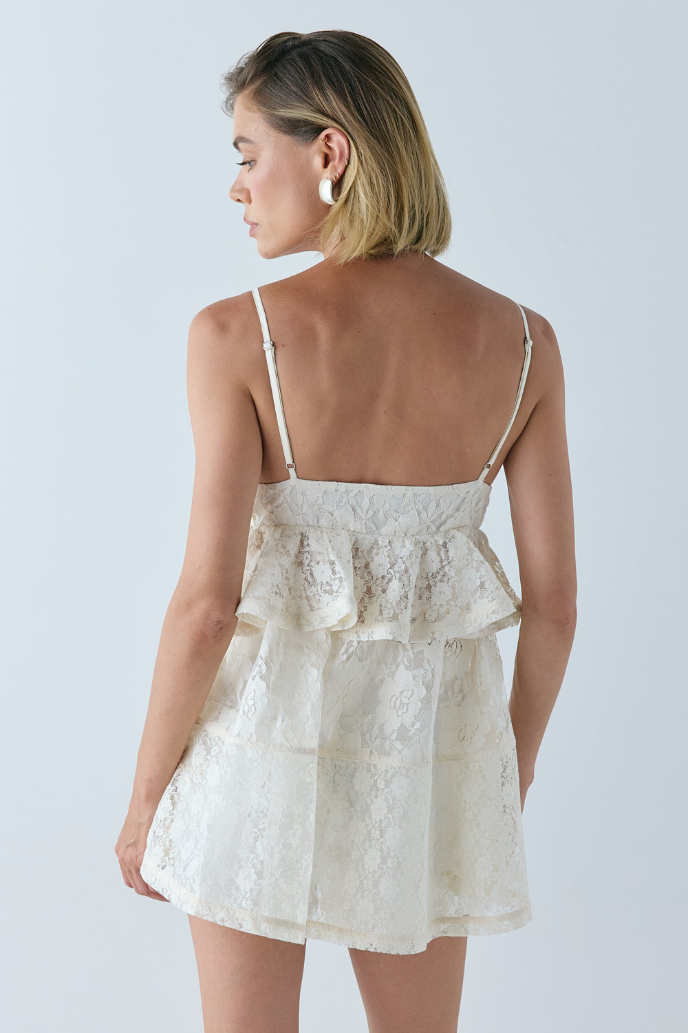 Amelie Lace Top Cream