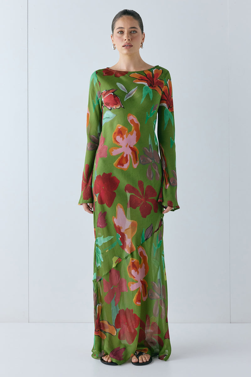 Luka Maxi Dress Poppy - size:Ruby:AU 6 / US 2
