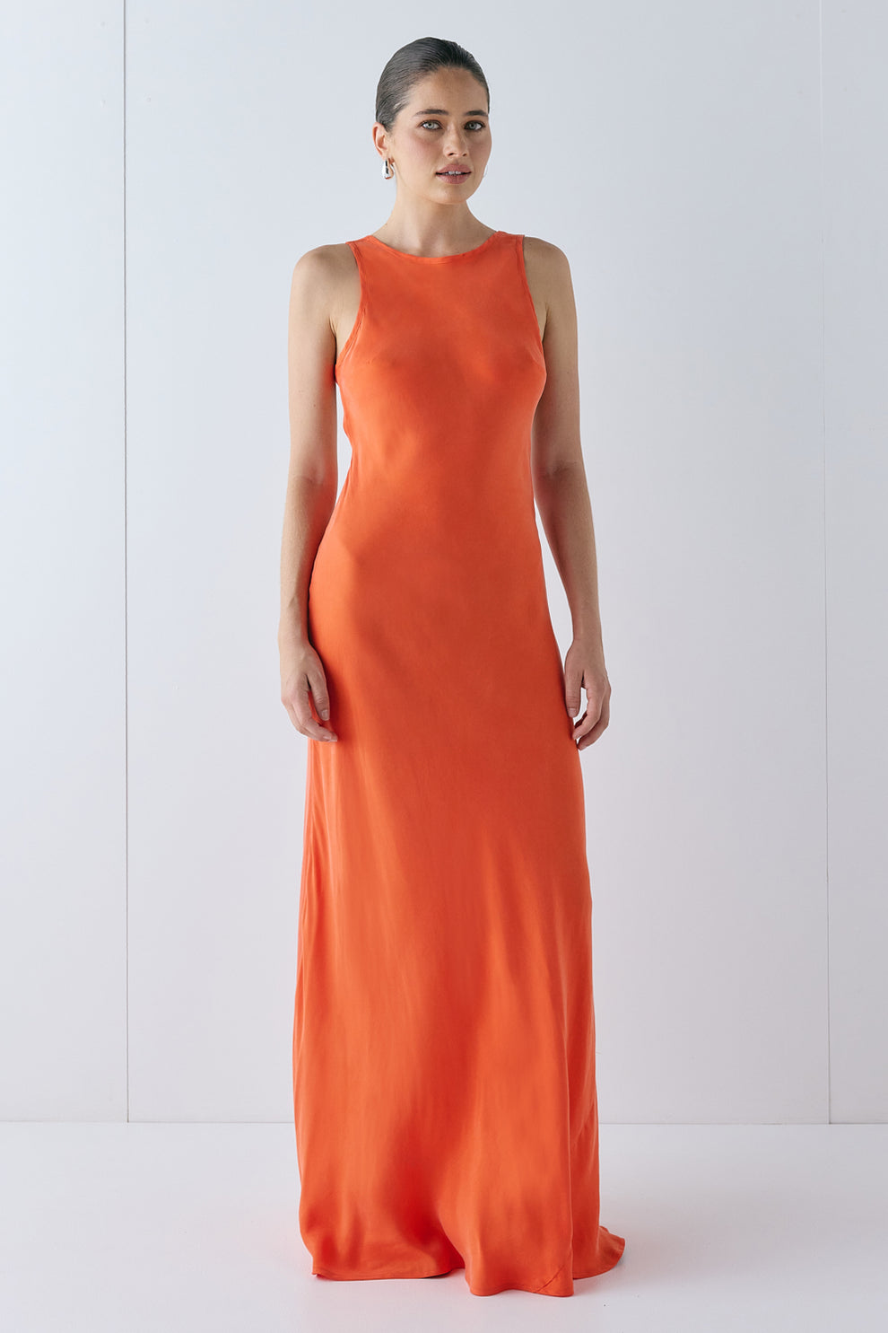 Audrey Maxi Dress Tangerine