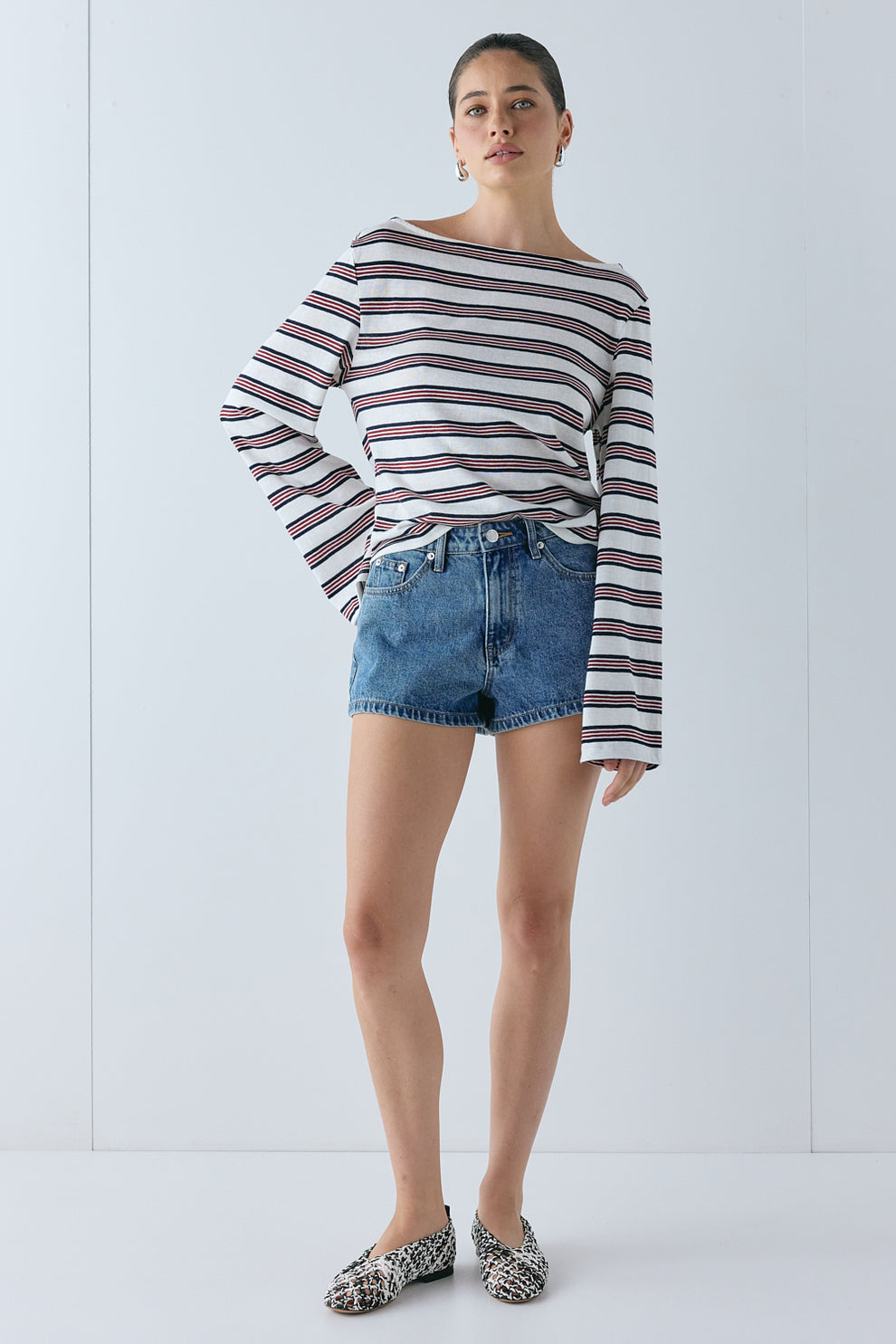 Juliana Top Stripe - size:Ruby:AU 6 / US 2
