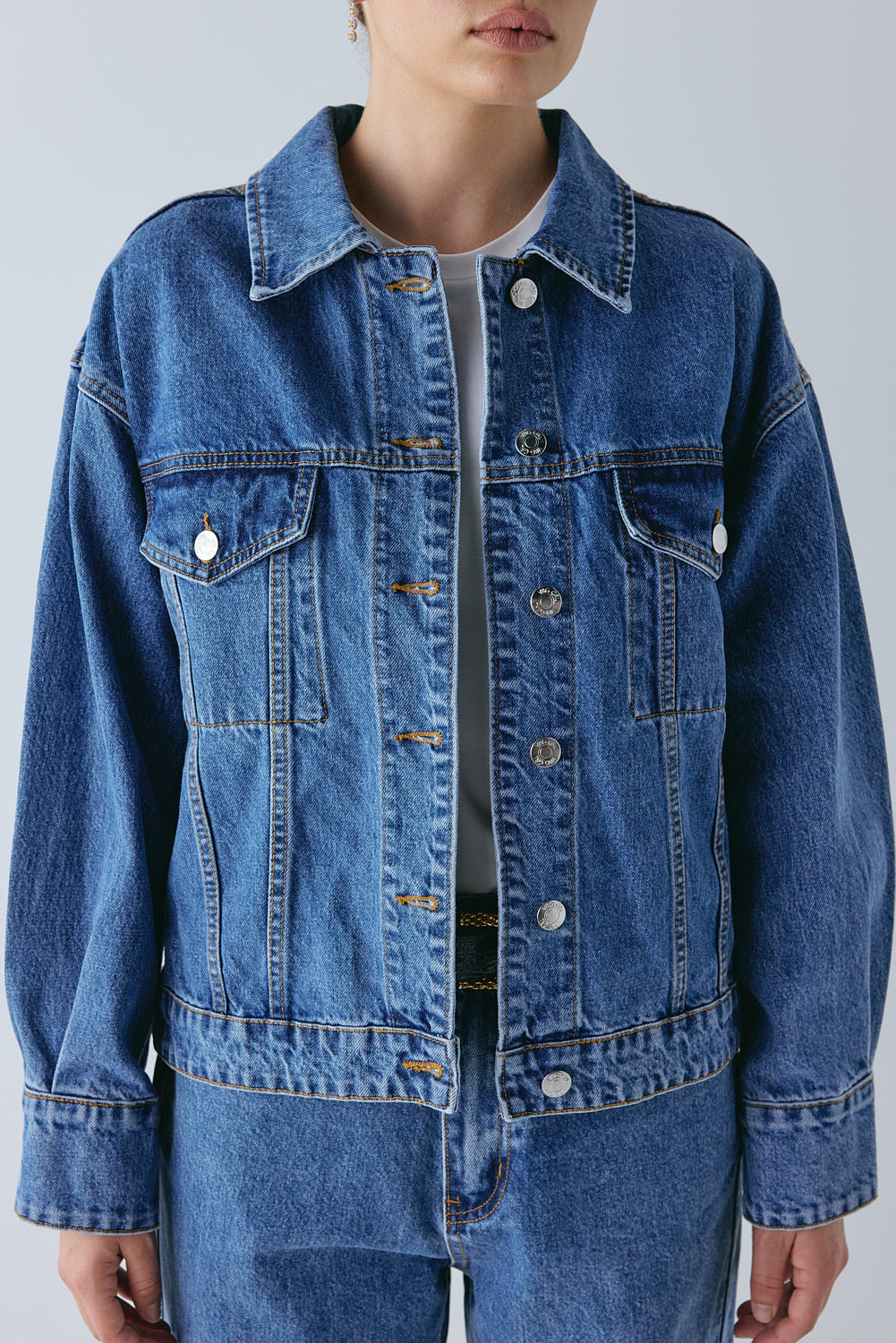Yuki Denim Jacket Blue – VRG GRL
