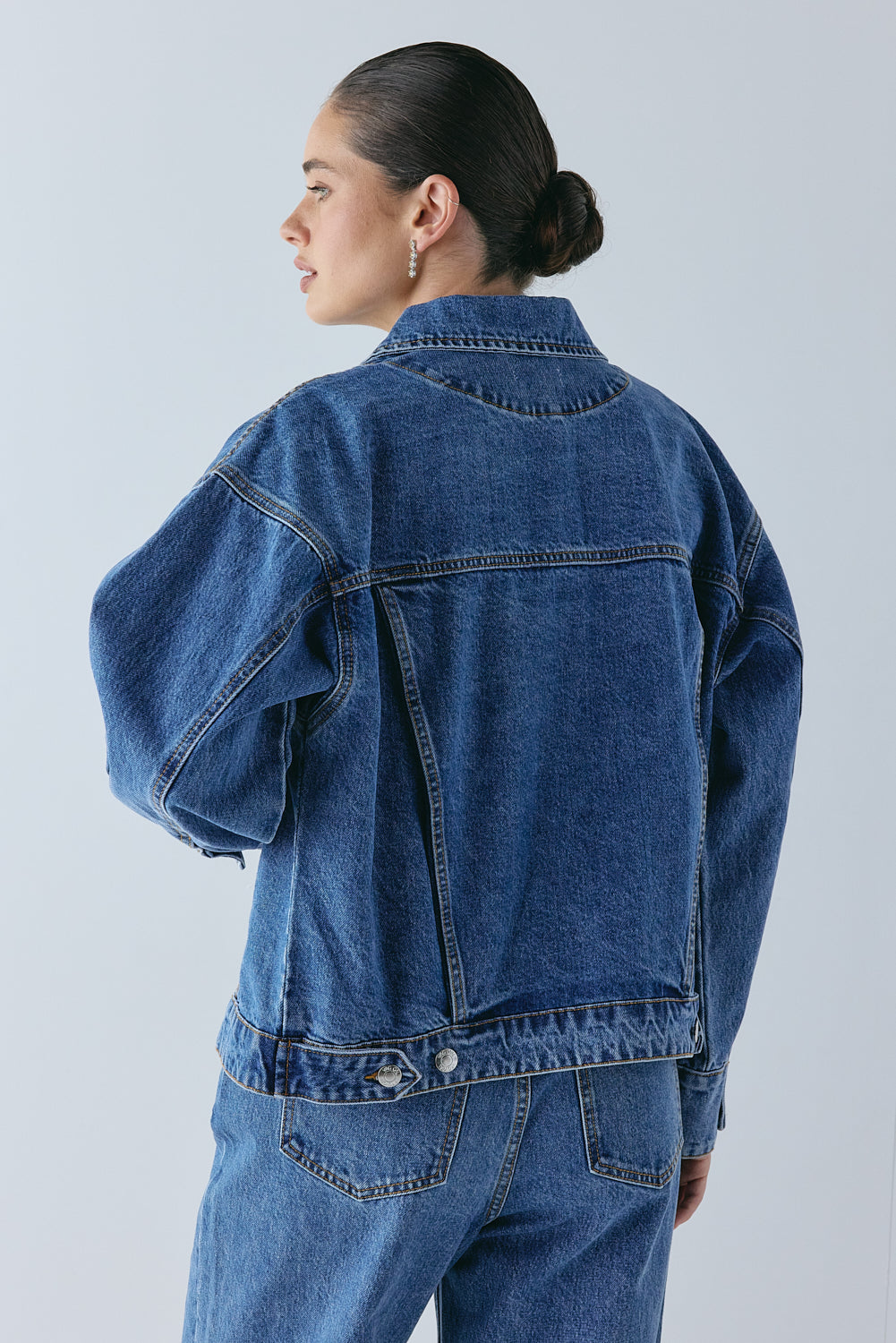 Yuki Denim Jacket Blue – VRG GRL