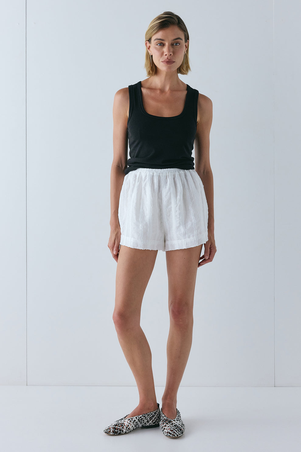 Juno Shorts White