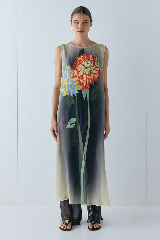 Jordyn Sheer Maxi Dress Flowstate - size:Hailey:AU 6 / US 2
