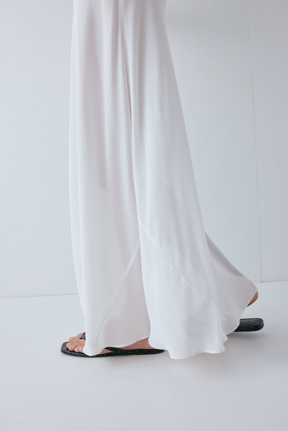 Florence Sheer Maxi Dress White