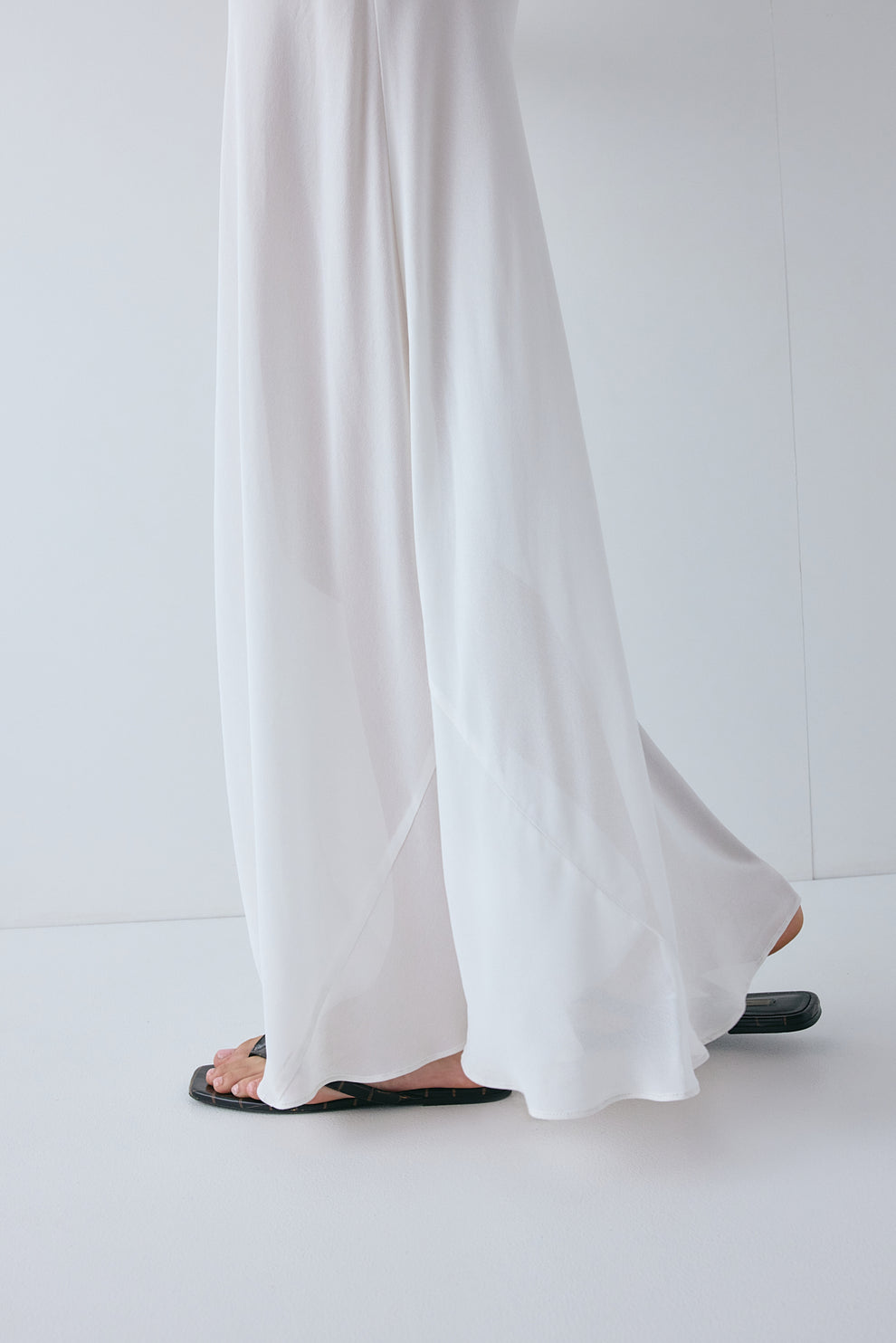 Florence Sheer Maxi Dress White